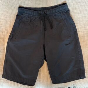 Nike Men's Dark Gray Athletic Shorts with Drawstring